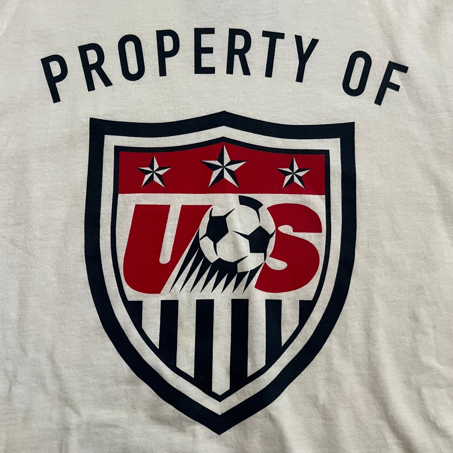 USED Property of USA Nike T Shirt USWNT USMNT Size Small Signed Unisex