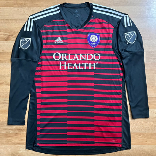 USED Orlando City SC 2018 Authentic Ignacio Joe Bendik Jersey MLS #1 Adidas Size Large