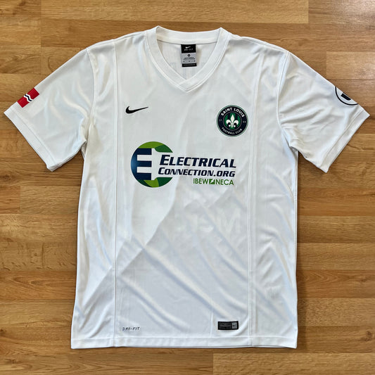 MATCH WORN/ISSUED Saint Louis FC 2015 Nikita Kotlov Jersey USL Home #31 Nike Size L