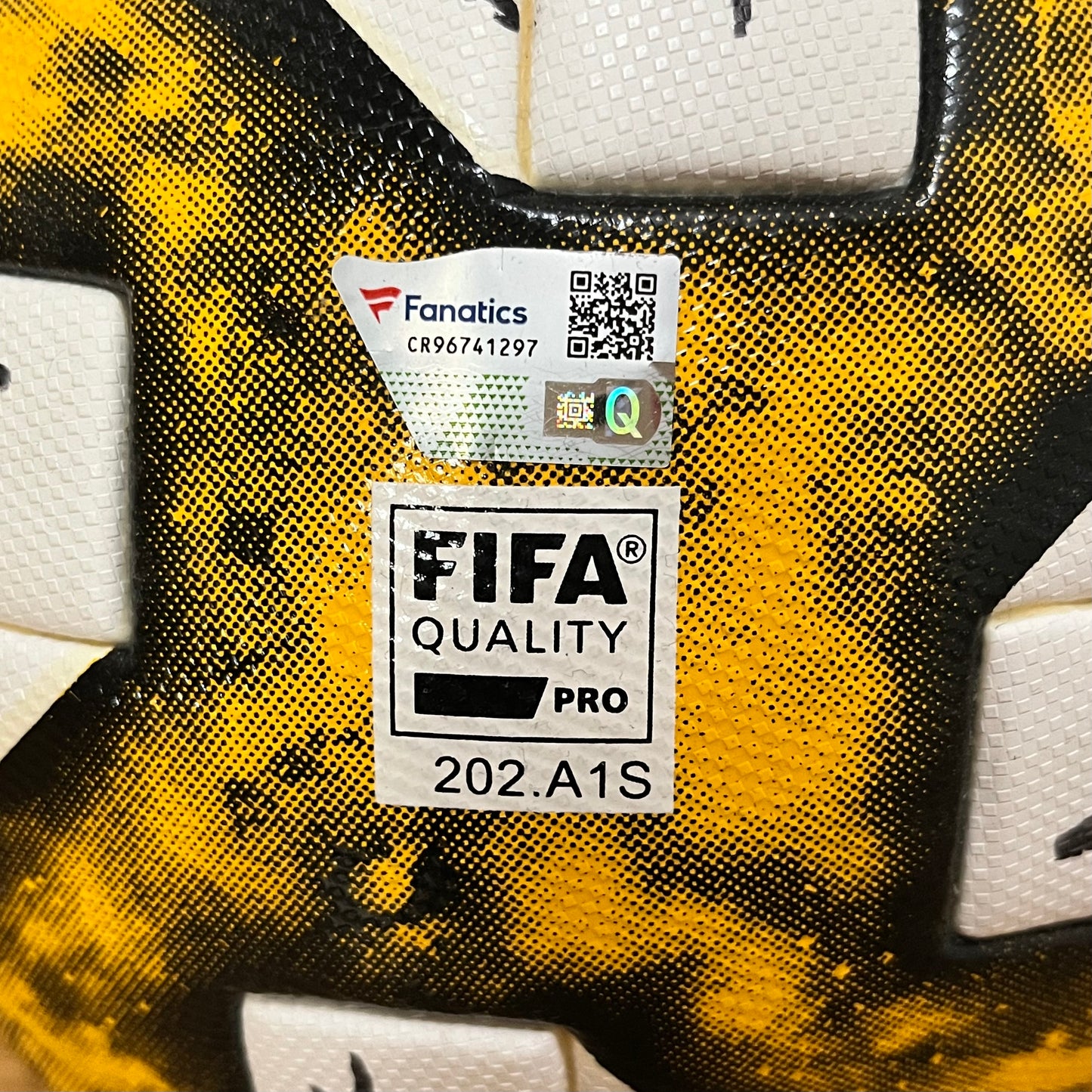 Real Salt Lake 2019 Kick Childhood Cancer Team Signed Soccer Ball Adidas Yellow Fanatics COA MLS Works
