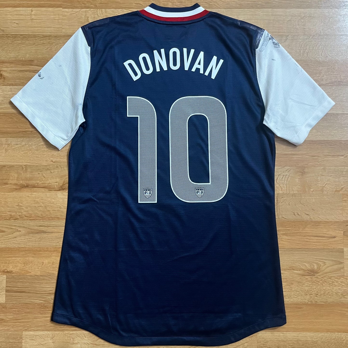 MATCH WORN/ISSUED USMNT 2012 Landon Donovan Jersey USA Home #10 Nike Size L