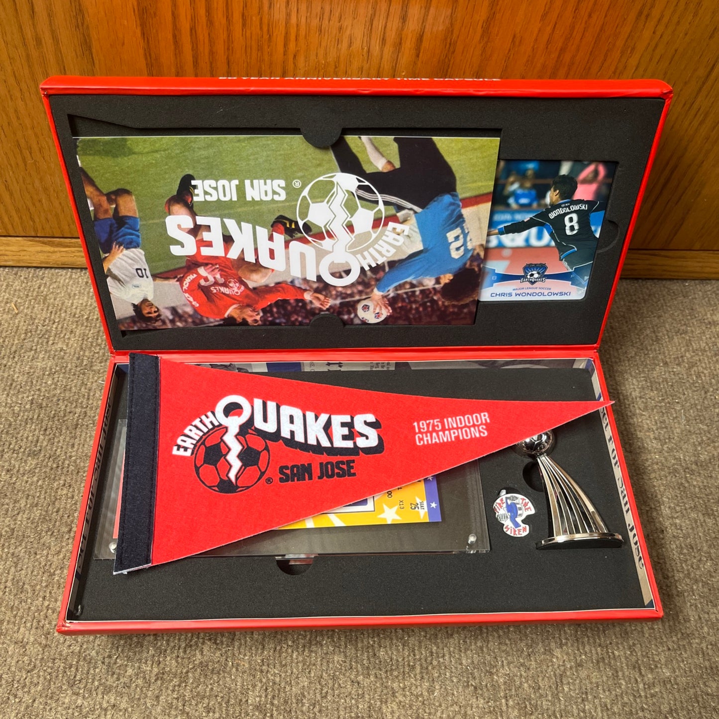 2024 San Jose Earthquakes Limited-edition 50th Anniversary  Time Capsule New NIB