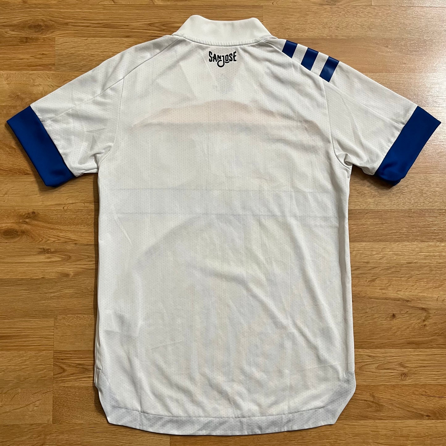 San Jose Earthquakes 2020-21 Authentic Jersey MLS Home Adidas Size Small Signed