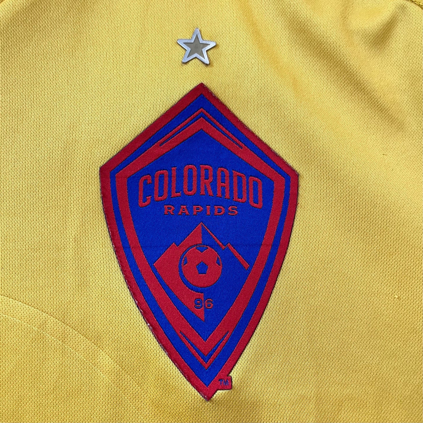 Team Issued Colorado Rapids 2015 Authentic Jersey MLS Away #4 Adidas Size Medium