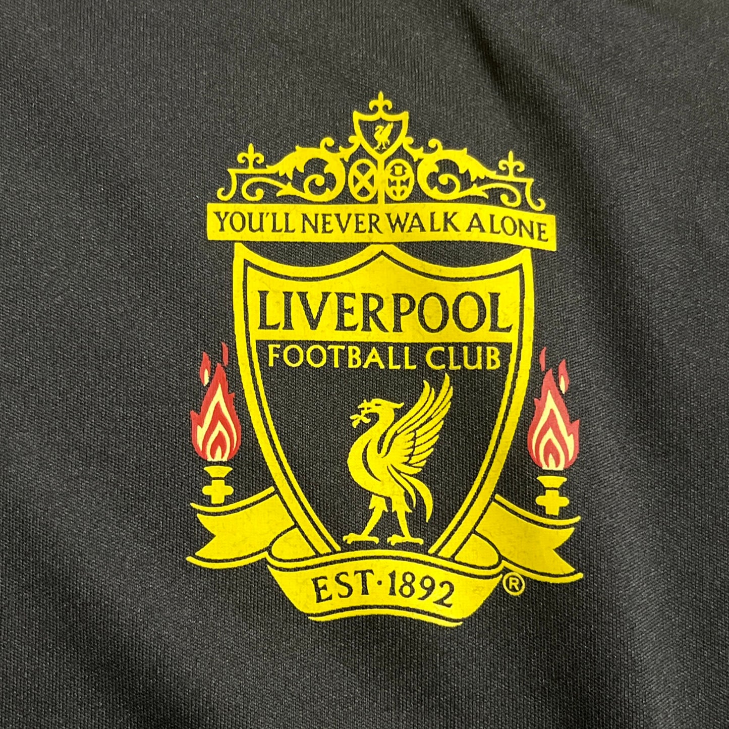 Liverpool 2010 2011 Training Football Jersey Soccer Shirt Adidas Size XL Black