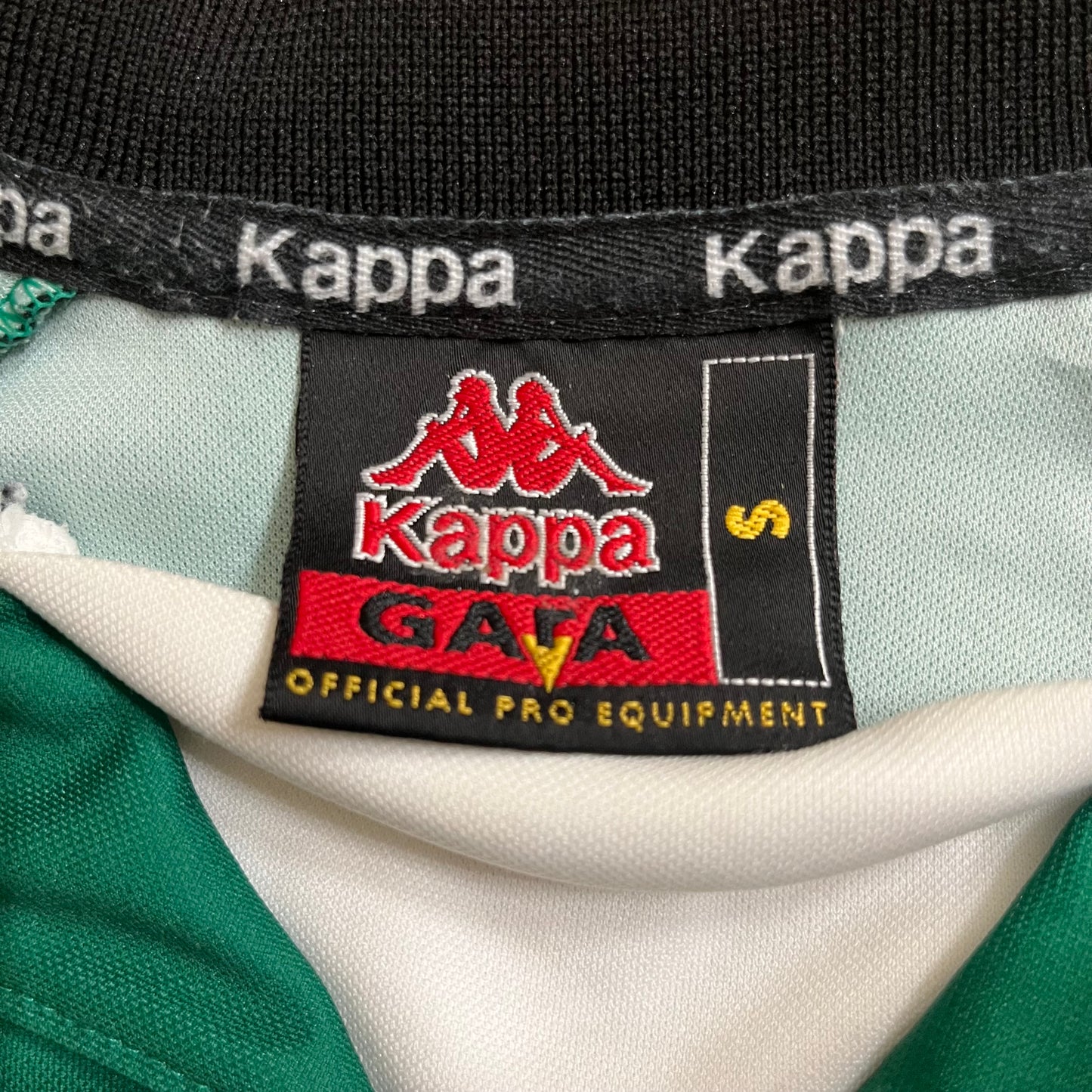USED Kappa Colorado Rapids 1999-00 Away Soccer Jersey MLS Size S Autographed Flawed