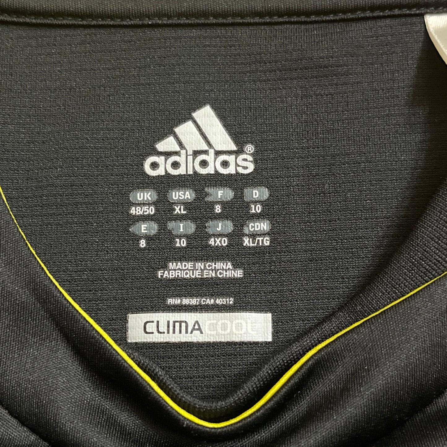 Liverpool 2010 2011 Training Football Jersey Soccer Shirt Adidas Size XL Black