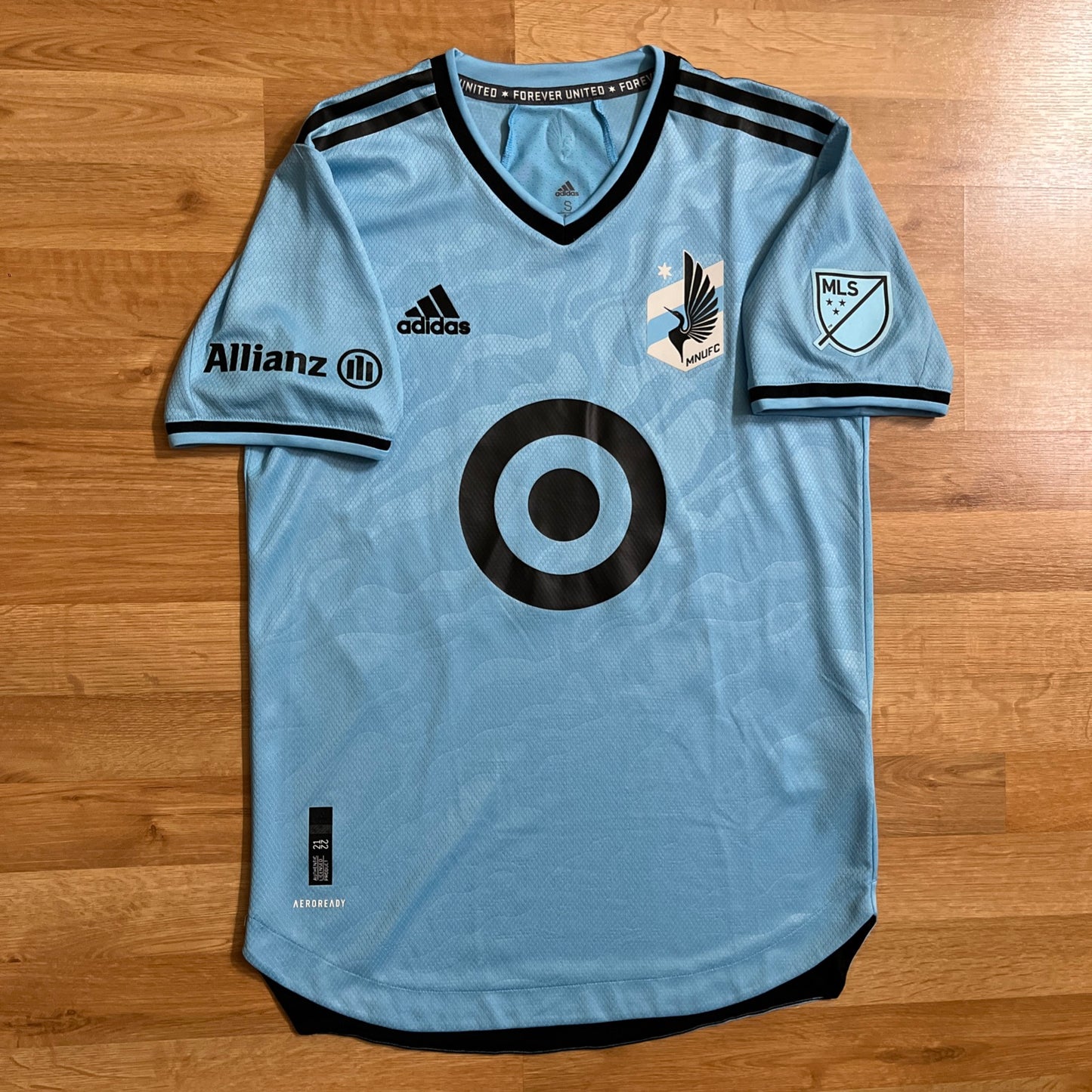USED Minnesota United FC 2021 Ethan Finlay Jersey MLS Authentic Home Adidas Sz Small