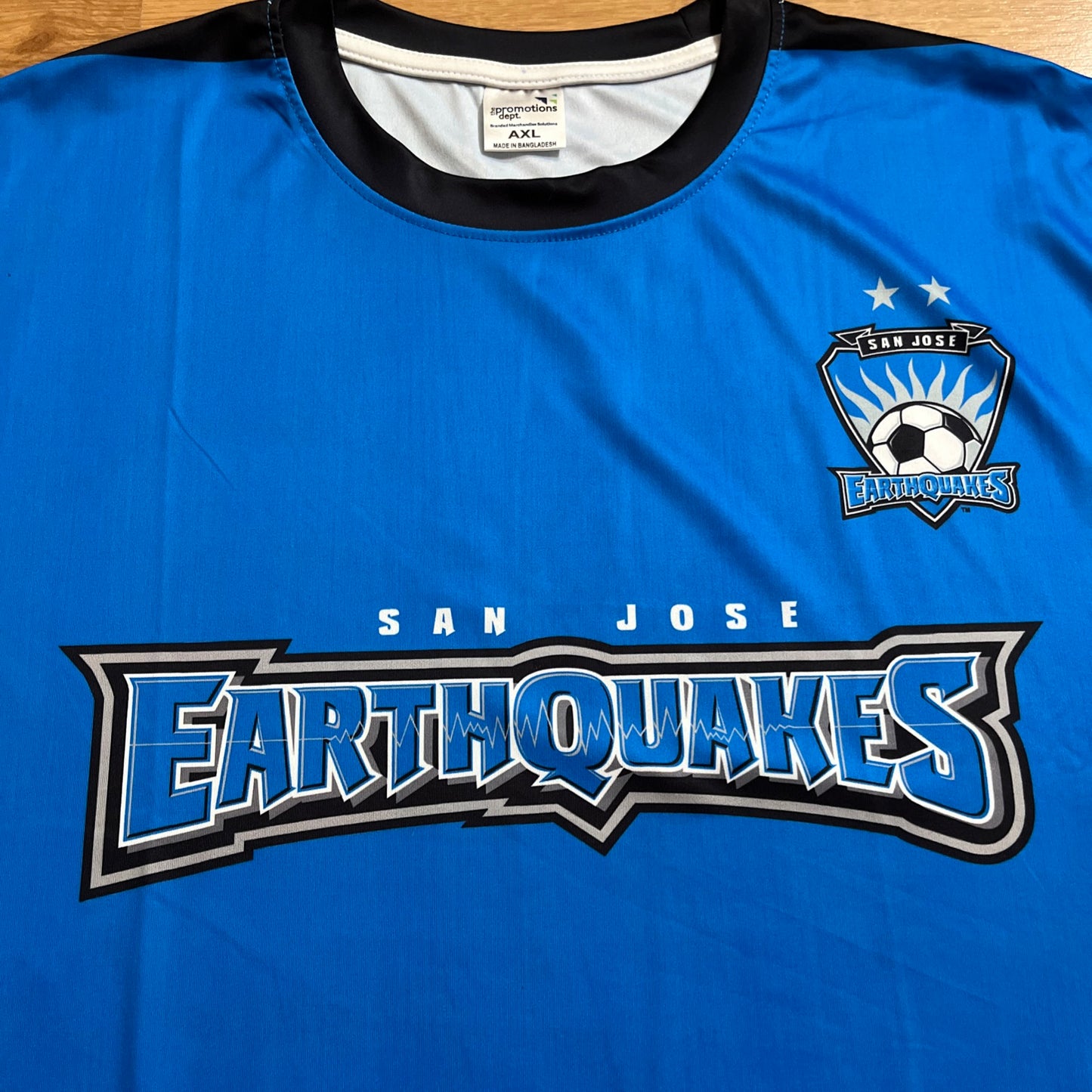 San Jose Earthquakes 2003 MLS Champions SJ Soccer Jersey MLS Men’s SIZE XL SGA