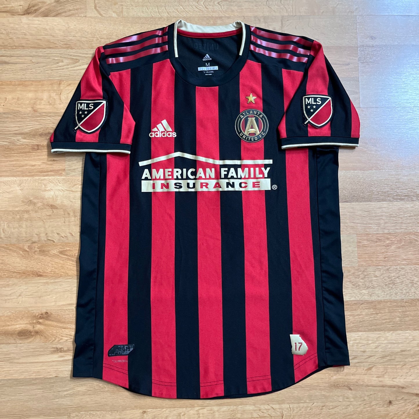 USED Atlanta United 2016 Authentic Josef Martinez Jersey MLS Home #7 Adidas Sz Ms