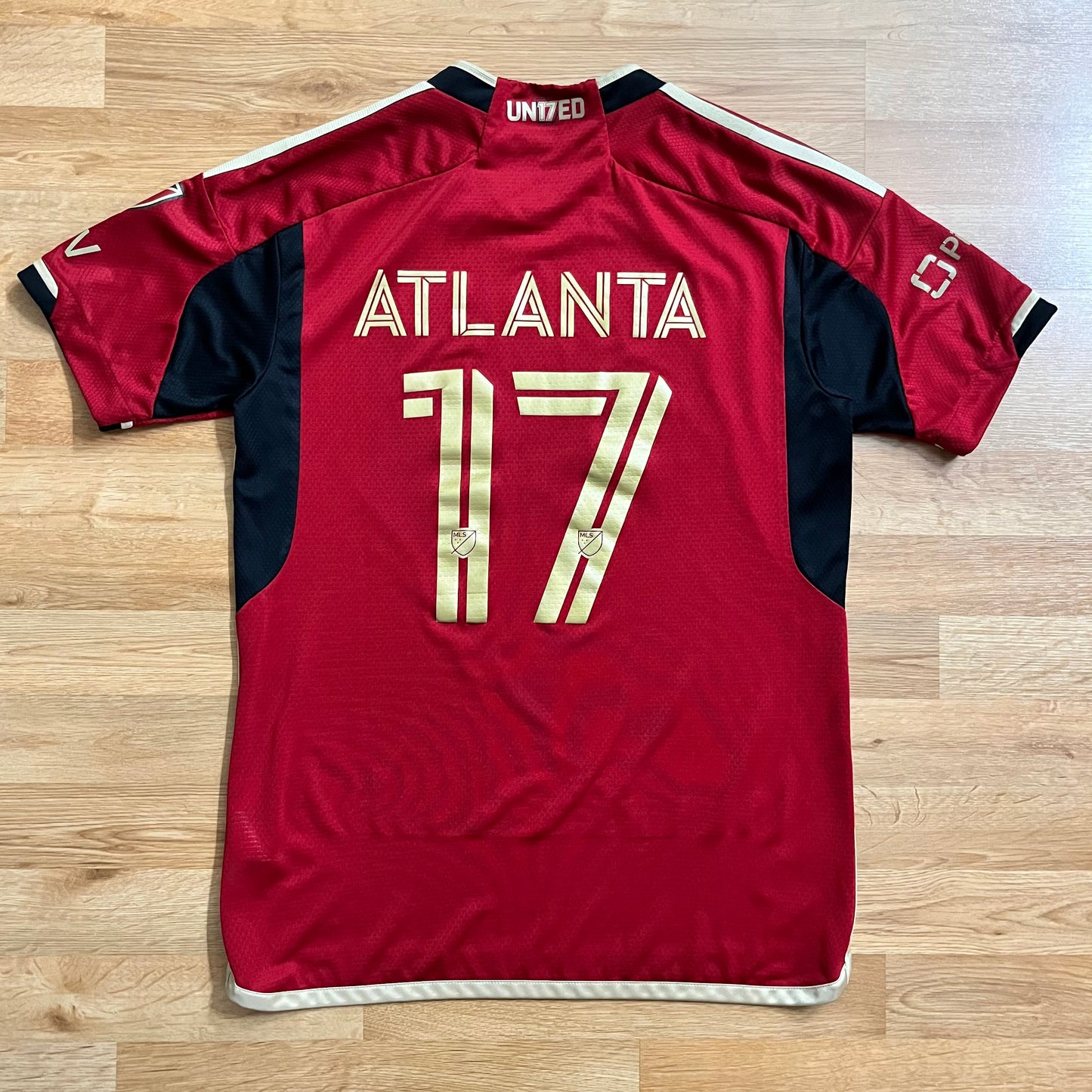 USED Atlanta United 2024 Authentic “Atlanta 17” Jersey MLS Home #17 Adidas Size Small
