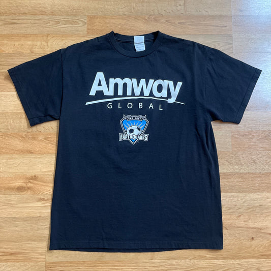 San Jose Earthquakes Huckerby T-Shirt MLS Size Medium 2010s Stadium Giveaway SGA