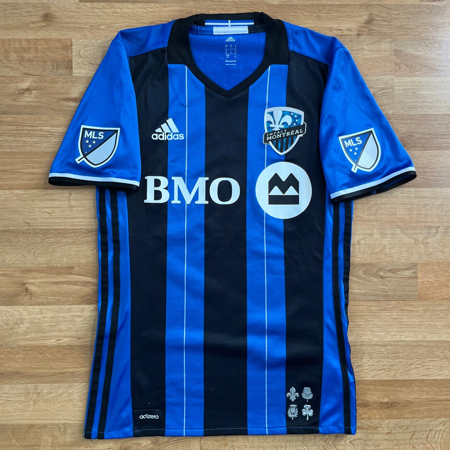USED Montreal Impact 2016 Authentic Ignacio Piatti Jersey MLS Home #10 Adidas Size Small
