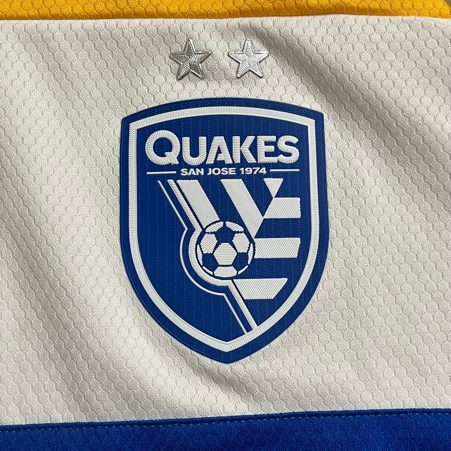 San Jose Earthquakes 2020-21 Authentic Jersey MLS Home Adidas Size Small Signed