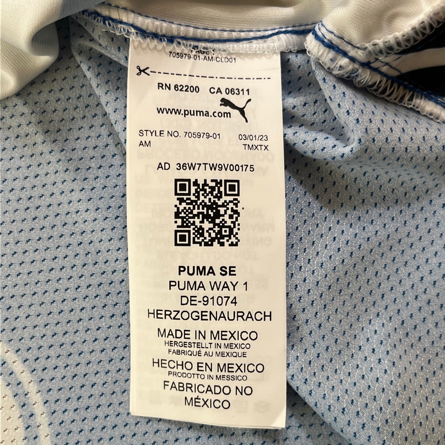 Puma CF Monterrey Jersey 2023/2024 Home Soccer Size Large Men's