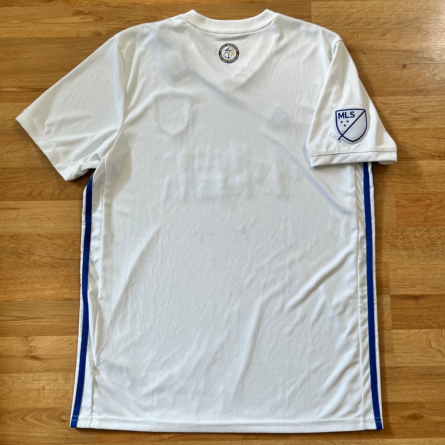 SIGNED San Jose Earthquakes 2019 Jersey MLS Away Adidas Size L BRAND NEW BNWT