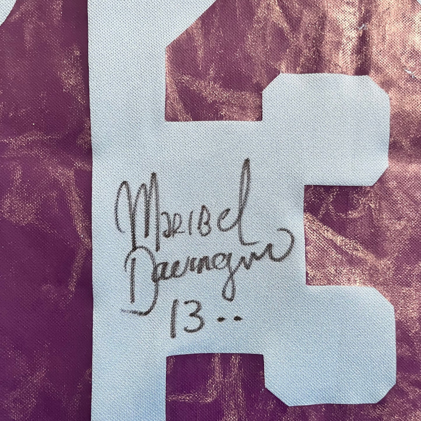 MATCH WORN Atlanta Beat 2002 Maribel Dominguez Jersey WUSA Home #13 Nike Signed